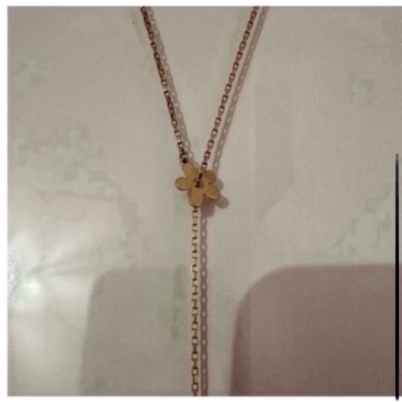MADEWELL DAISY LARIAT NECKLACE IN VINTAGE GOLD - Picture 10 of 15